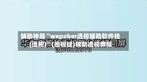 辅助神器“wepoker透视辅助软件挂(透视)”(透视挂)辅助透视教程-第1张图片