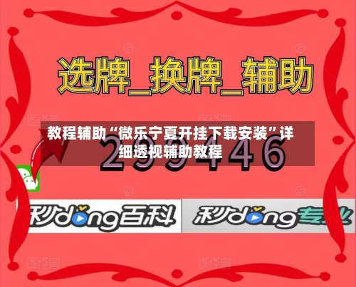 教程辅助“微乐宁夏开挂下载安装”详细透视辅助教程-第1张图片