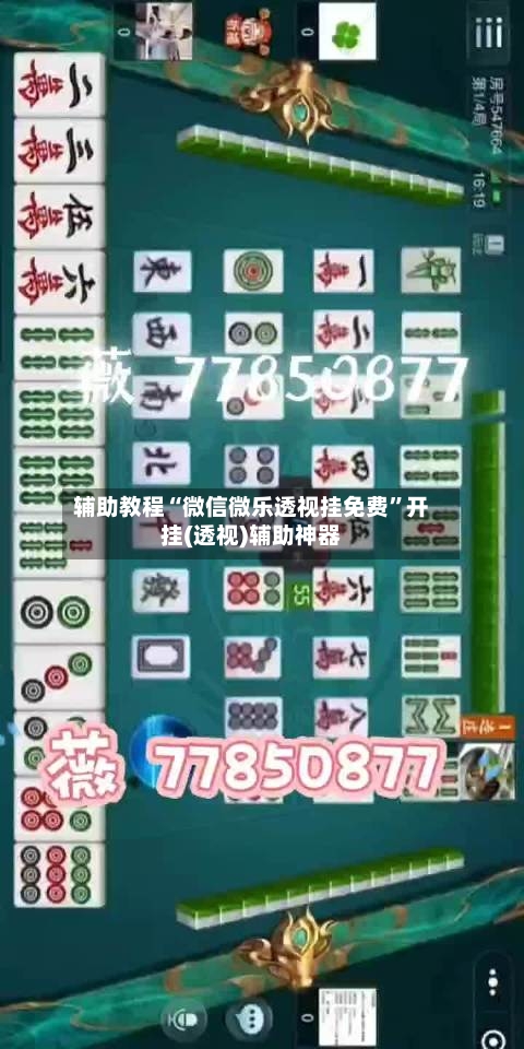 辅助教程“微信微乐透视挂免费”开挂(透视)辅助神器-第1张图片