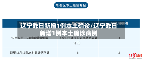 辽宁昨日新增1例本土确诊/辽宁昨日新增1例本土确诊病例-第1张图片