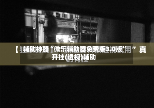 辅助神器“微乐辅助器免费版3.0版”开挂(透视)辅助-第1张图片