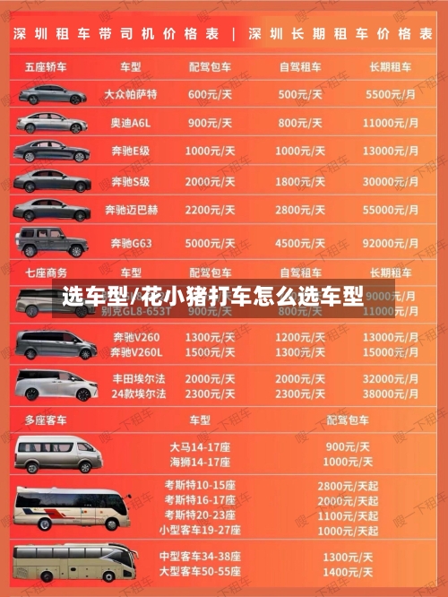 选车型/花小猪打车怎么选车型-第1张图片