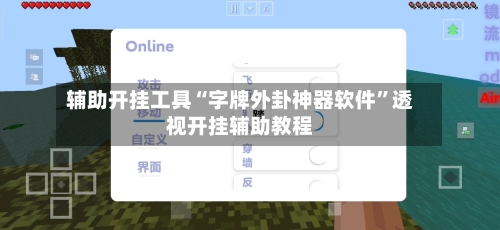 辅助开挂工具“字牌外卦神器软件”透视开挂辅助教程-第1张图片