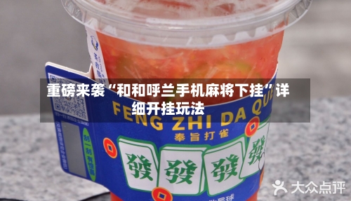 重磅来袭“和和呼兰手机麻将下挂”详细开挂玩法-第1张图片