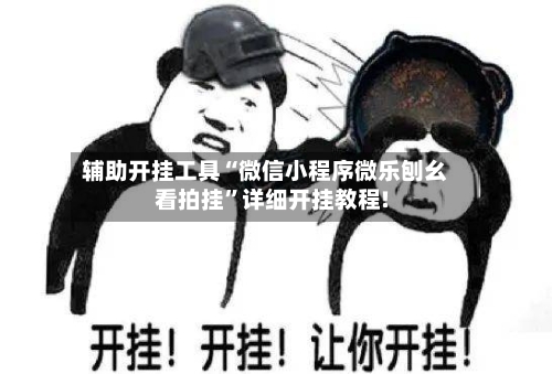 辅助开挂工具“微信小程序微乐刨幺看拍挂”详细开挂教程!-第1张图片