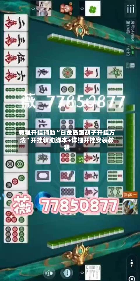 教程开挂辅助“白金岛跑胡子开挂方法”开挂辅助脚本+详细开挂安装教程-第1张图片