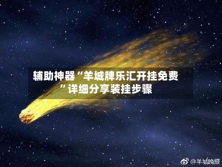辅助神器“羊城牌乐汇开挂免费”详细分享装挂步骤-第1张图片