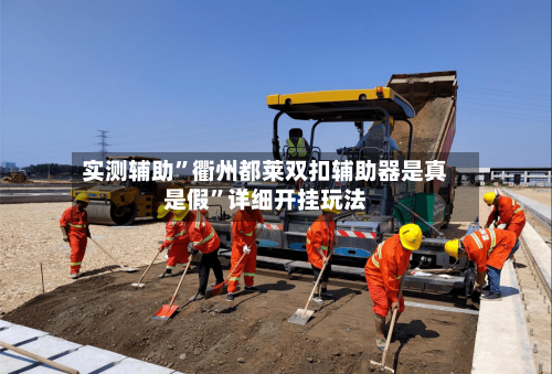 实测辅助”衢州都莱双扣辅助器是真是假”详细开挂玩法-第1张图片