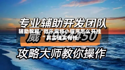 辅助教程“微乐麻将小程序怎么开挂”其实确实有挂-第1张图片