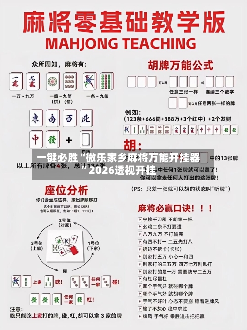 一键必胜“微乐家乡麻将万能开挂器”2026透视开挂-第1张图片
