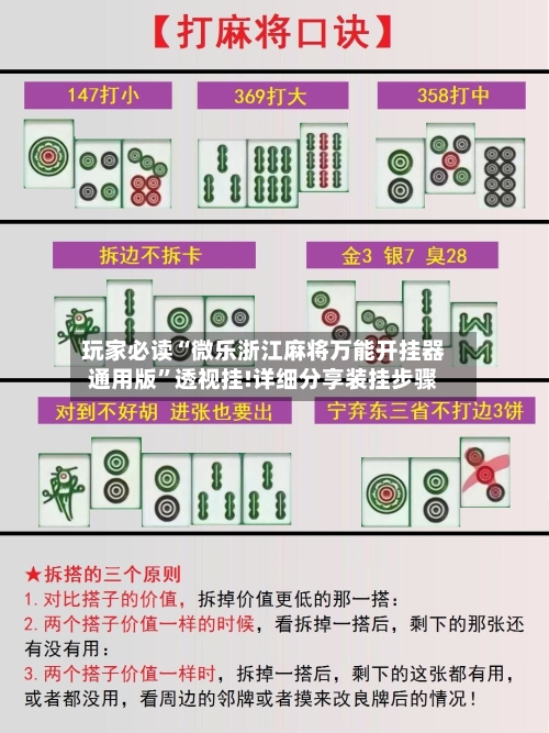 玩家必读“微乐浙江麻将万能开挂器通用版”透视挂!详细分享装挂步骤-第1张图片