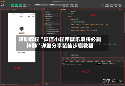 辅助教程“微信小程序微乐麻将必赢神器	”详细分享装挂步骤教程-第1张图片