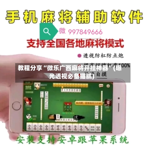 教程分享“微乐广西麻将开挂神器”(曝光透视必备猫腻)-第1张图片