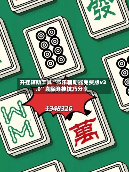 开挂辅助工具“微乐辅助器免费版v3.0	”真实开挂技巧分享-第1张图片