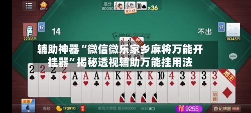辅助神器“微信微乐家乡麻将万能开挂器	”揭秘透视辅助万能挂用法-第1张图片
