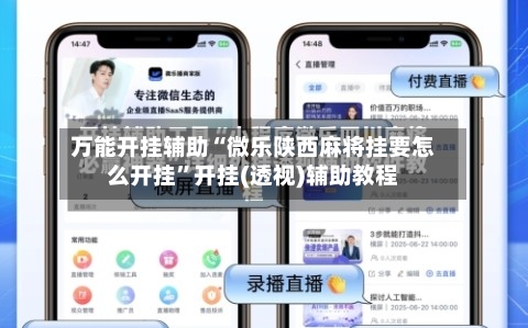 万能开挂辅助“微乐陕西麻将挂要怎么开挂	”开挂(透视)辅助教程-第1张图片