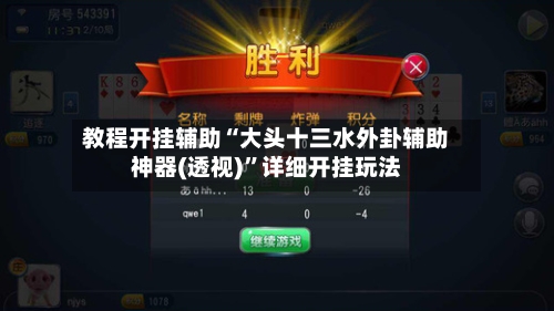 教程开挂辅助“大头十三水外卦辅助神器(透视)”详细开挂玩法-第1张图片