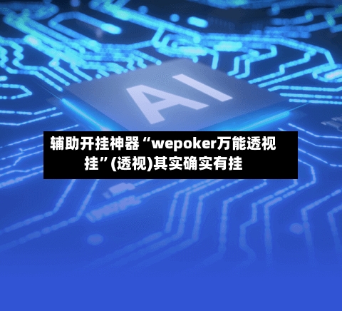辅助开挂神器“wepoker万能透视挂”(透视)其实确实有挂-第1张图片
