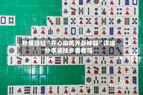 秒懂经验“开心麻将外卦神器”详细分享装挂步骤教程-第1张图片