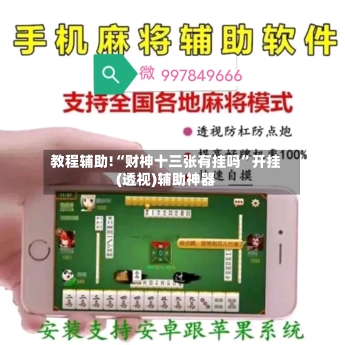 教程辅助!“财神十三张有挂吗”开挂(透视)辅助神器-第1张图片