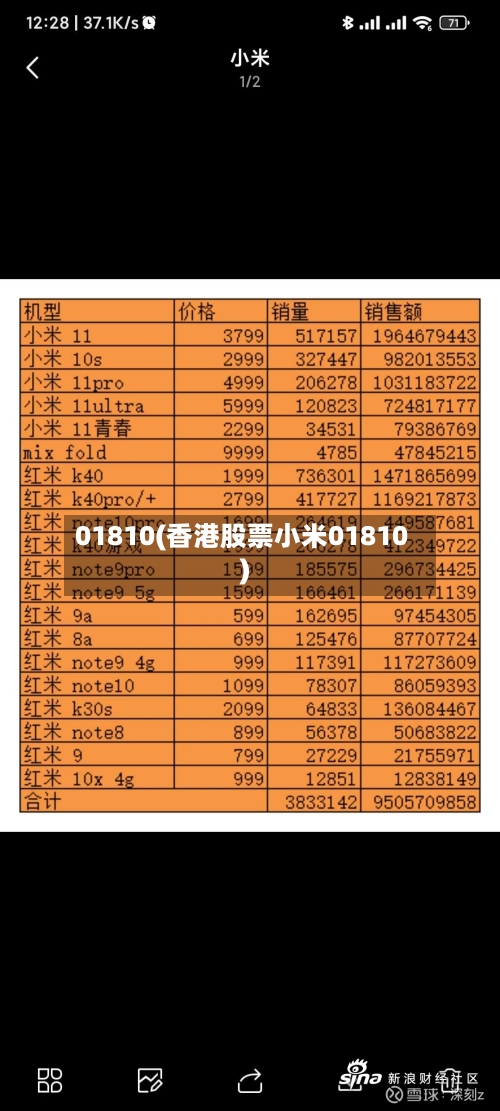 01810(香港股票小米01810)-第1张图片