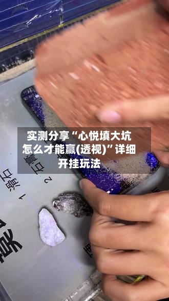 实测分享“心悦填大坑怎么才能赢(透视)”详细开挂玩法-第1张图片