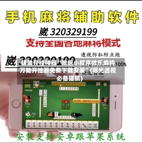 辅助开挂神器“微信小程序微乐麻将万能开挂器免费下载安装	”(曝光透视必备猫腻)-第1张图片