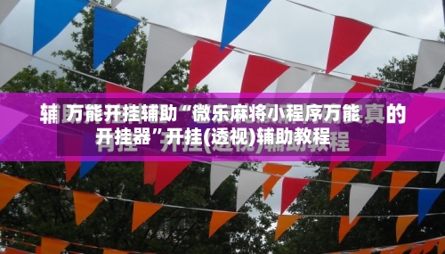 万能开挂辅助“微乐麻将小程序万能开挂器”开挂(透视)辅助教程-第1张图片