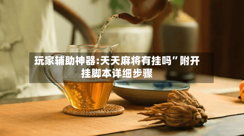 玩家辅助神器:天天麻将有挂吗”附开挂脚本详细步骤-第1张图片