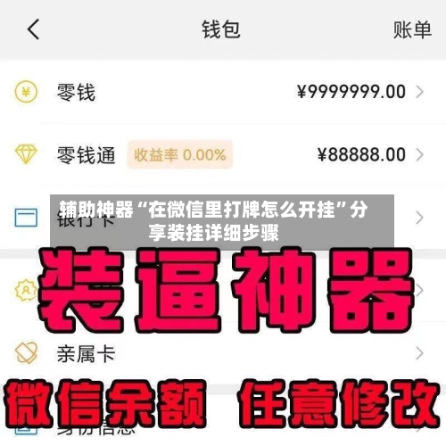 辅助神器“在微信里打牌怎么开挂”分享装挂详细步骤-第1张图片