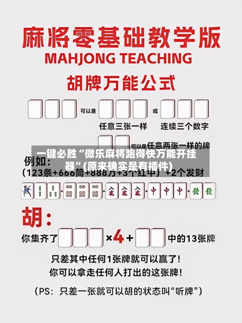 一键必胜“微乐麻将跑得快万能开挂器”(原来确实是有插件)-第1张图片