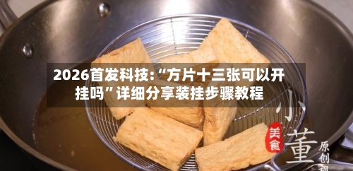 2026首发科技:“方片十三张可以开挂吗”详细分享装挂步骤教程-第1张图片