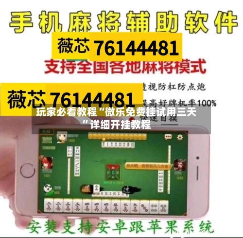 玩家必看教程“微乐免费挂试用三天	”详细开挂教程-第1张图片