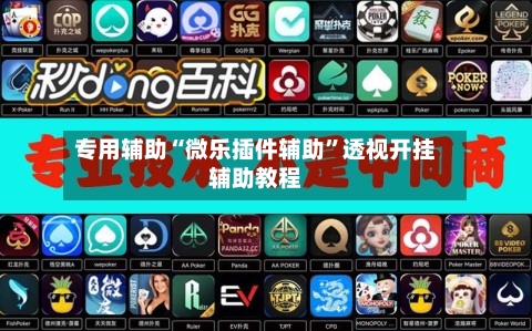 专用辅助“微乐插件辅助”透视开挂辅助教程-第1张图片