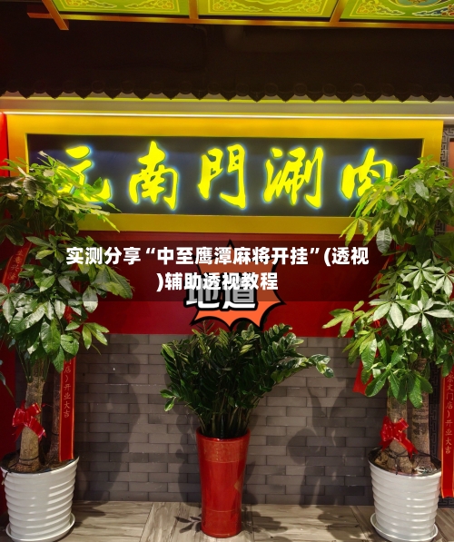 实测分享“中至鹰潭麻将开挂	”(透视)辅助透视教程-第1张图片