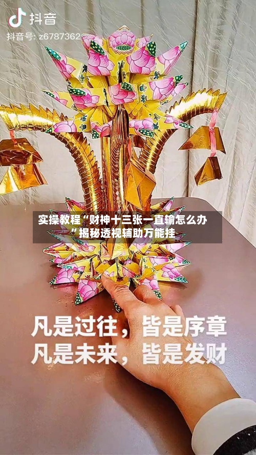 实操教程“财神十三张一直输怎么办”揭秘透视辅助万能挂-第1张图片
