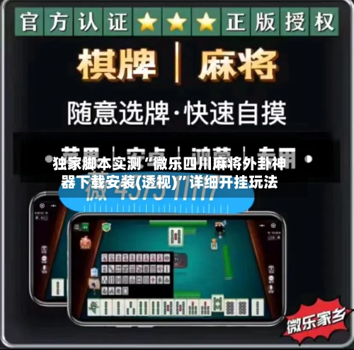 独家脚本实测“微乐四川麻将外卦神器下载安装(透视)	”详细开挂玩法-第1张图片