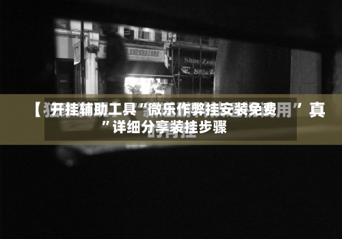 开挂辅助工具“微乐作弊挂安装免费	”详细分享装挂步骤-第1张图片