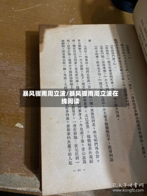 暴风骤雨周立波/暴风骤雨周立波在线阅读-第1张图片