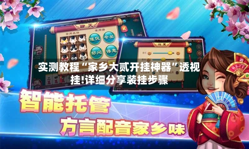 实测教程“家乡大贰开挂神器”透视挂!详细分享装挂步骤-第1张图片
