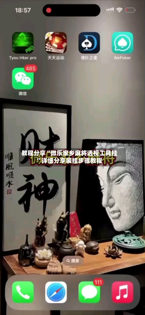 教程分享“微乐家乡麻将透视工具挂	”详细分享装挂步骤教程-第1张图片