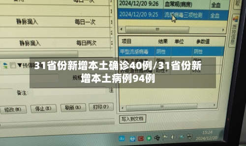 31省份新增本土确诊40例/31省份新增本土病例94例-第1张图片