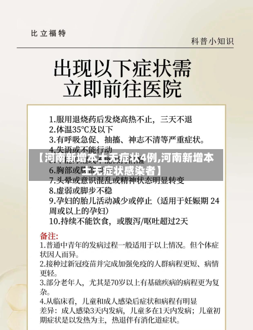 【河南新增本土无症状4例,河南新增本土无症状感染者】-第1张图片