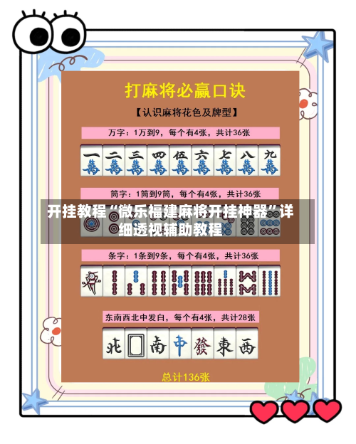 开挂教程“微乐福建麻将开挂神器	”详细透视辅助教程-第1张图片