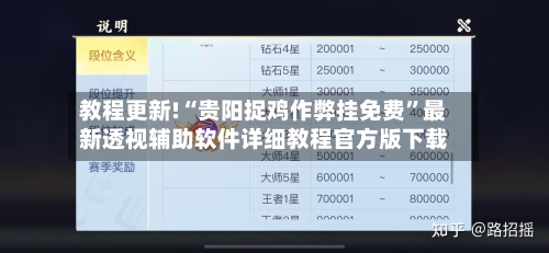 教程更新!“贵阳捉鸡作弊挂免费	”最新透视辅助软件详细教程官方版下载-第1张图片
