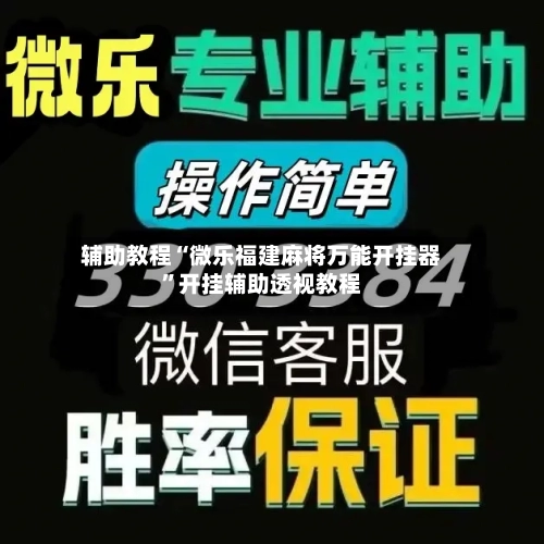 辅助教程“微乐福建麻将万能开挂器”开挂辅助透视教程-第1张图片