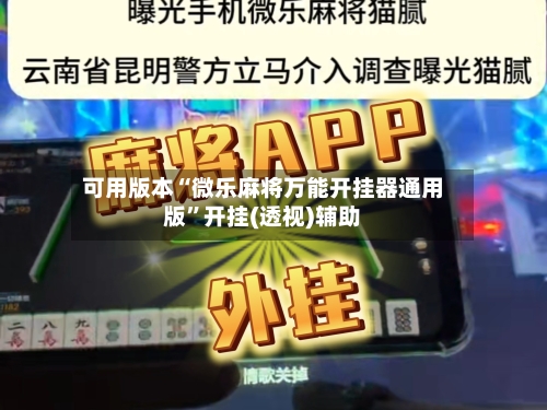 可用版本“微乐麻将万能开挂器通用版	”开挂(透视)辅助-第1张图片