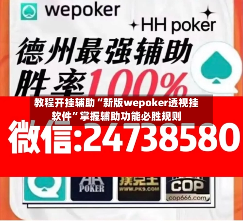 教程开挂辅助“新版wepoker透视挂软件”掌握辅助功能必胜规则-第1张图片
