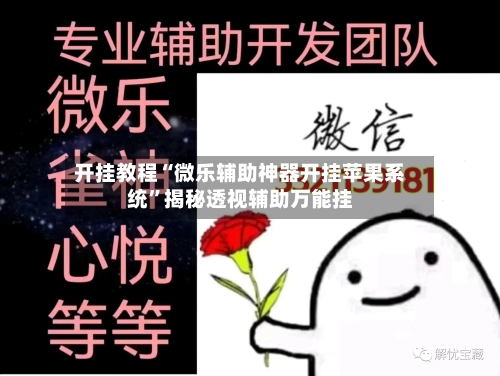 开挂教程“微乐辅助神器开挂苹果系统”揭秘透视辅助万能挂-第1张图片