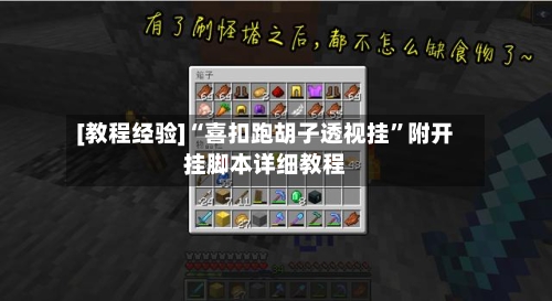 [教程经验]“喜扣跑胡子透视挂”附开挂脚本详细教程-第1张图片